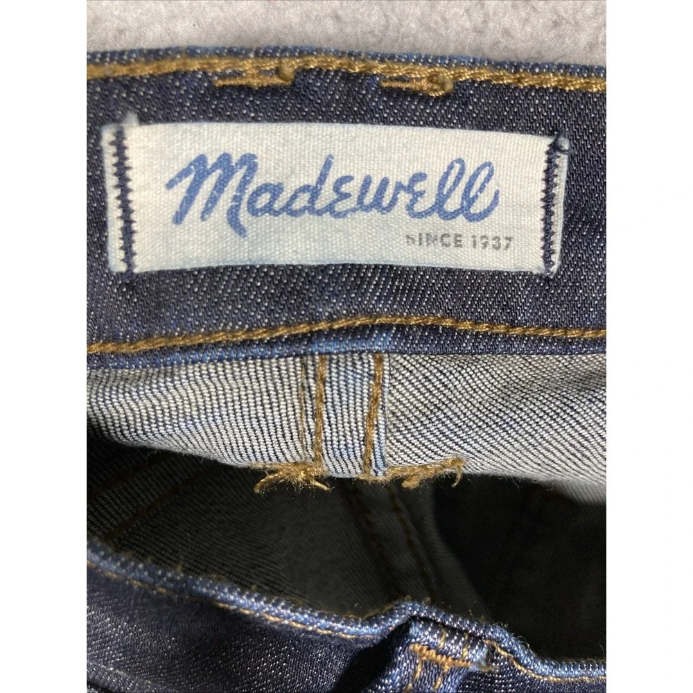 Madewell Jeans‎ Women's 32* Blue Mid Rise Tapered Stretch American Comfort Denim